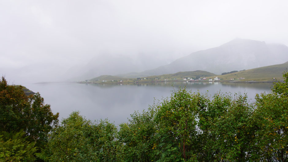 Nebel und Nieselregen lassen sich hier nicht wegretuschieren