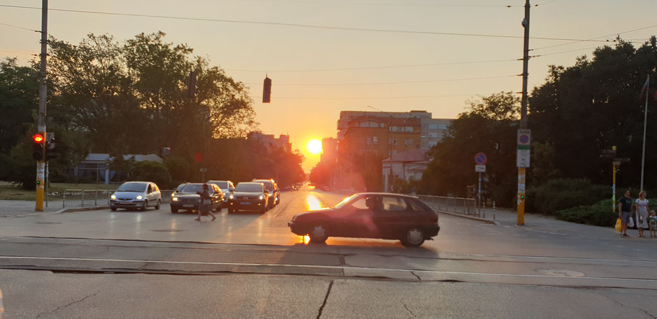 Sunset in Sofia ...