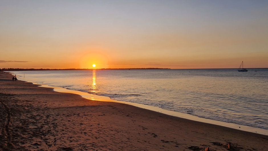 Sunset an der Fraser Coast