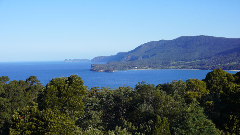 Großartig - Pirates Bay am Eingang zum Tasman National Park ...