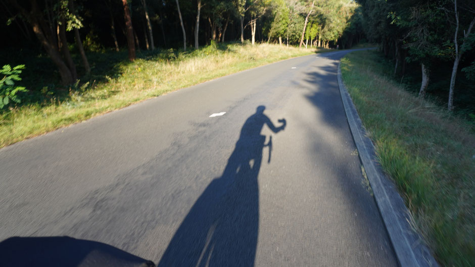 Dem Schatten nachfahren ...