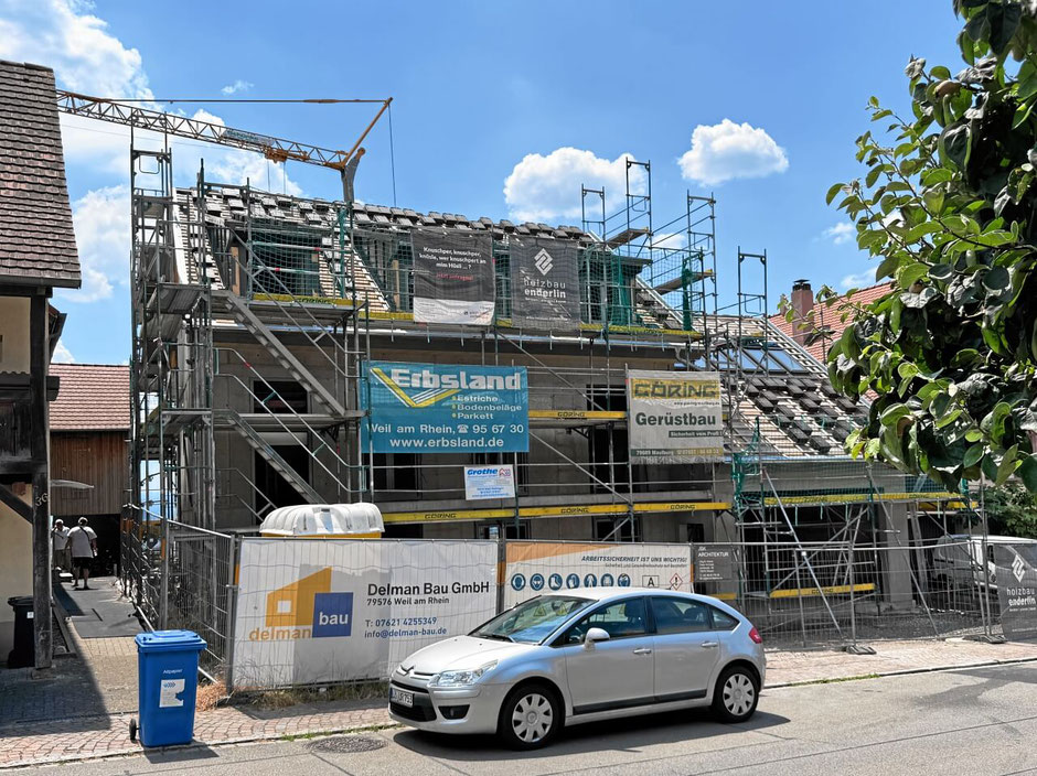 Baufortschritt Stand 1. Juli 2025