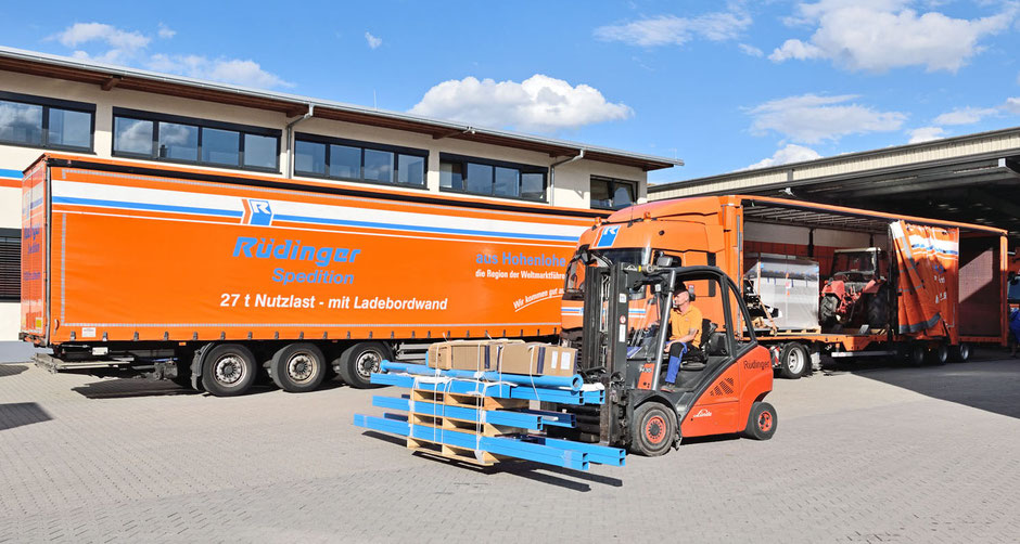 Weitere Leistungen der Spedition - Rüdinger-Spedition