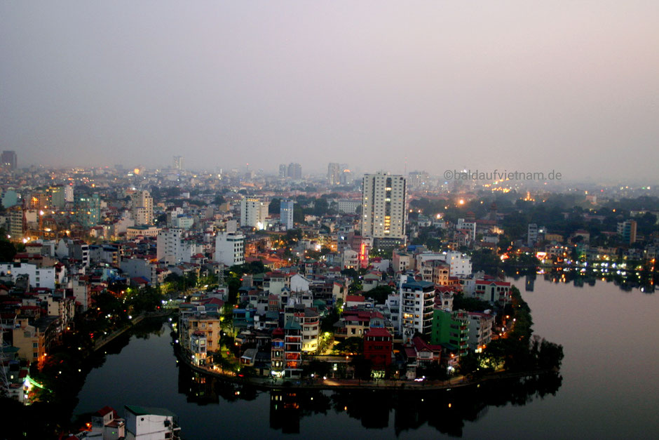 Alt und schön: Die Gegend am Truc-Bac-See in Hanoi.