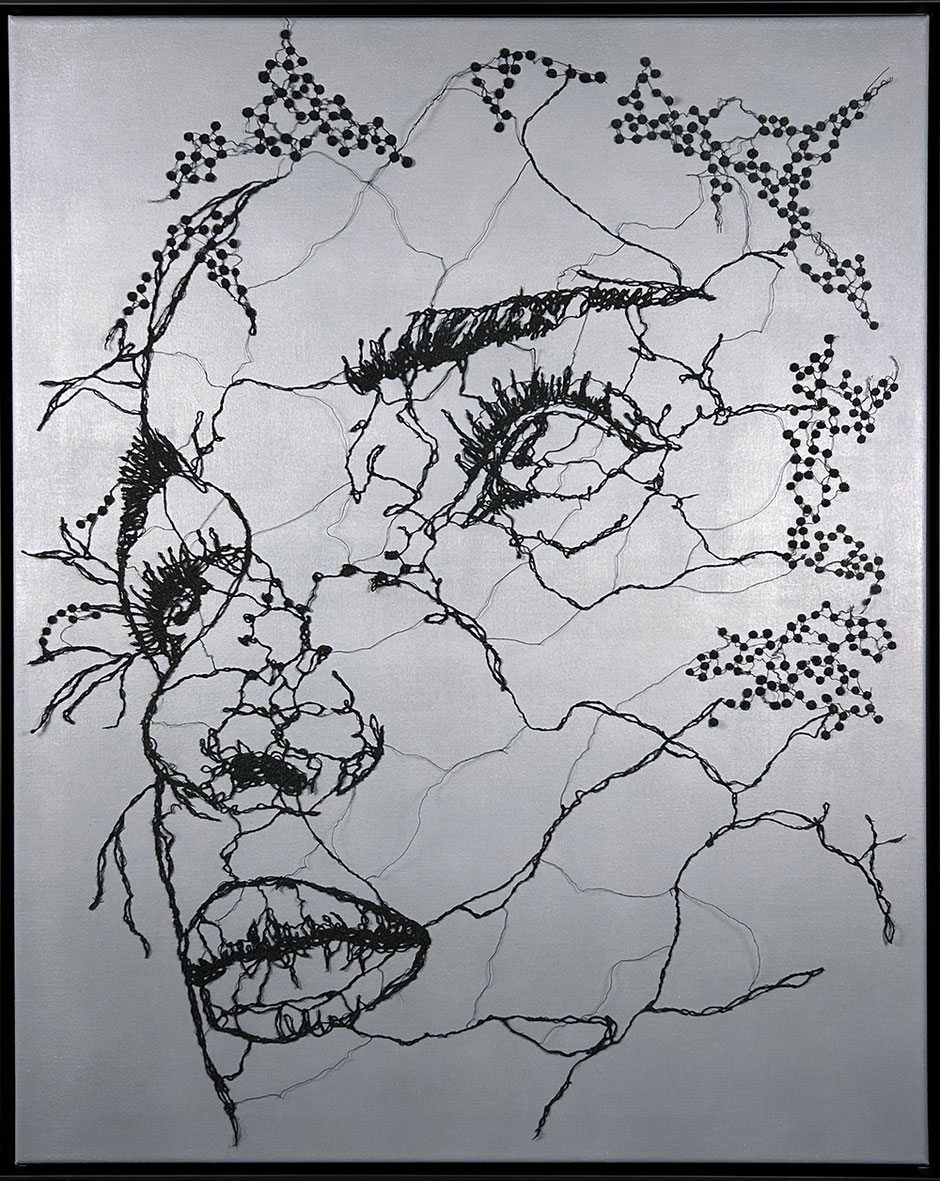 Susanne Kramer, Empörung, Garn, 2019