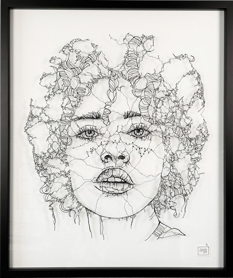 Susanne Kramer, Empörung, Garn, 2019