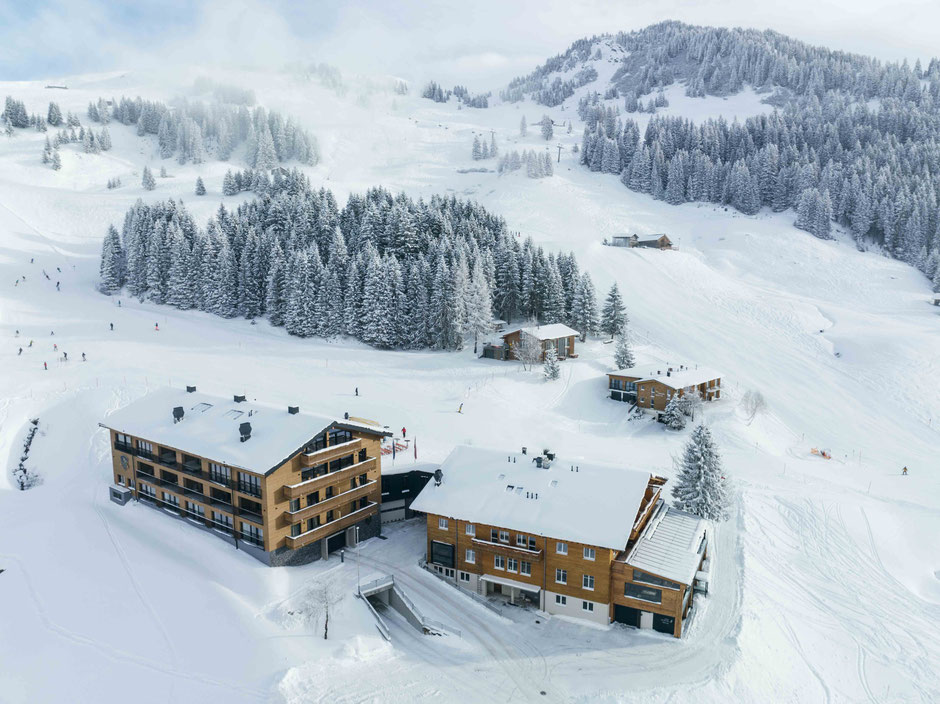 WALISGADEN RESORT - Lifestylehotel und Apartments mitten im Skigebiet, Damüls-Bregenzerwald-Vorarlberg #mountainhideaways ©Marika Unterladstätter