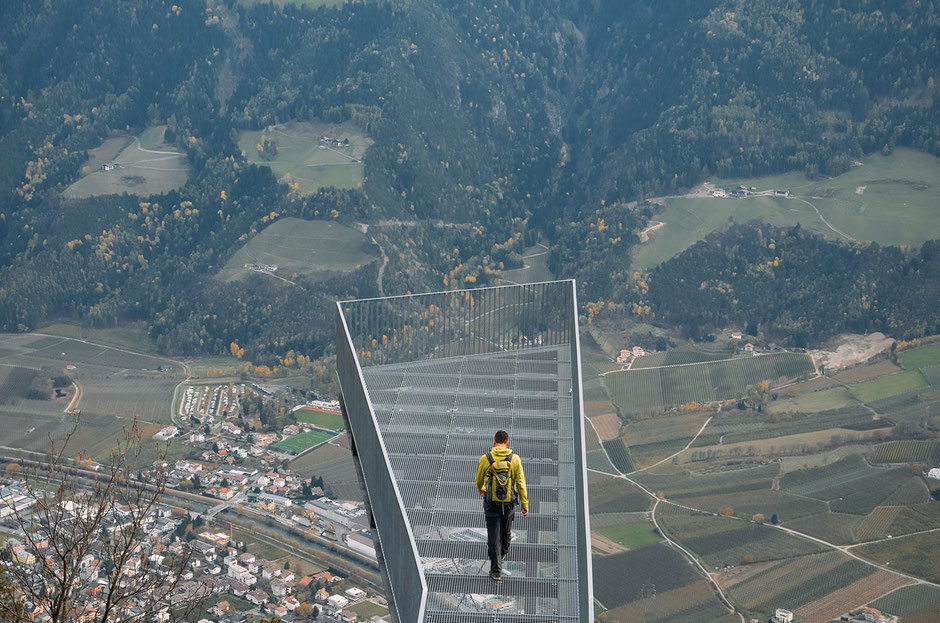 Aussichtsplattform am Meraner Höhenweg