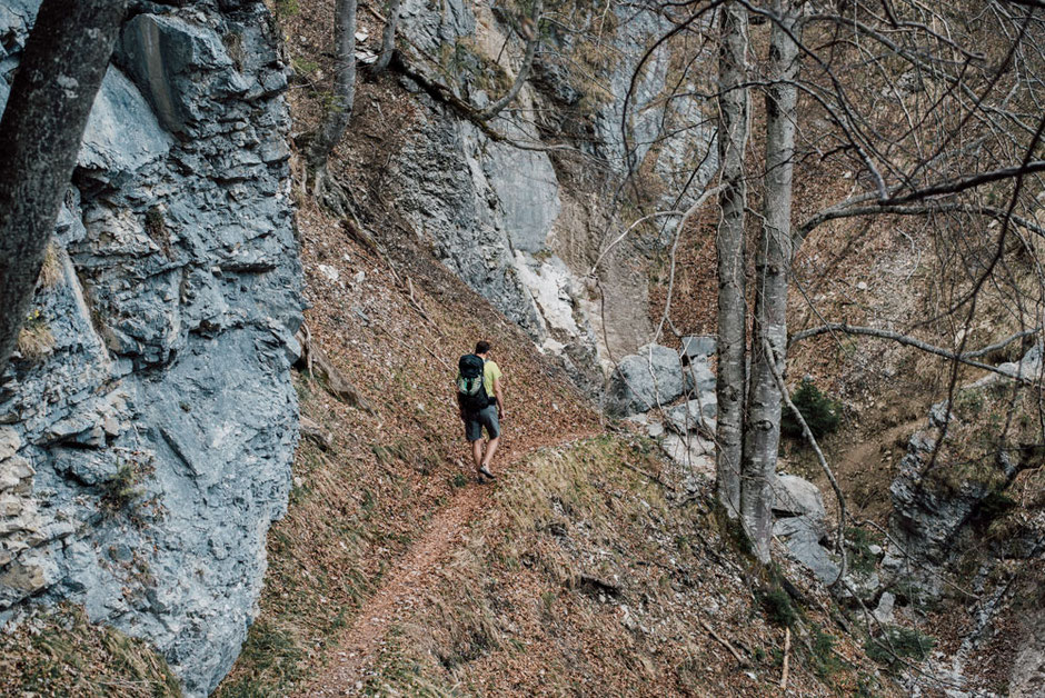 Wanderung Karwendel/Tirol: Vomper Loch - Zwerchloch