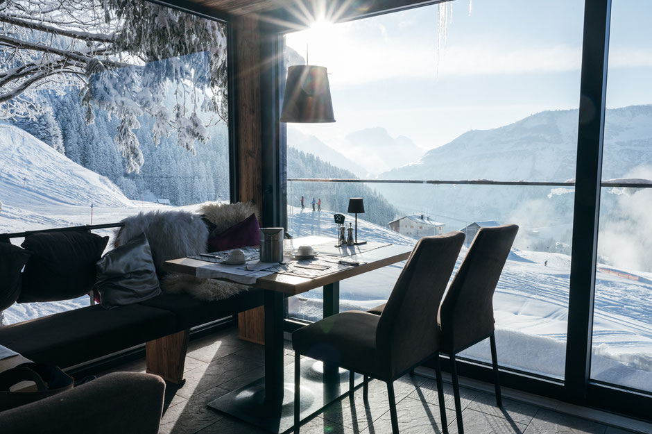 WALISGADEN RESORT - Lifestylehotel und Apartments mitten im Skigebiet, Damüls-Bregenzerwald-Vorarlberg #mountainhideaways ©Marika Unterladstätter