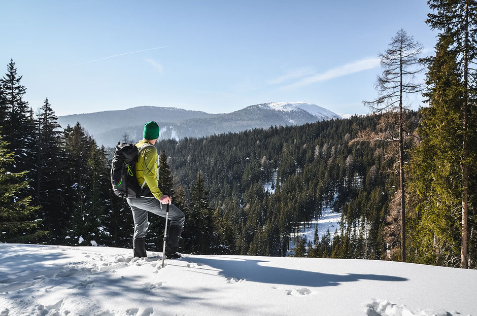 Schneeschuhwandern in der Region Gitschberg-Jochtal, Südtirol - Meransen (Pustertal)