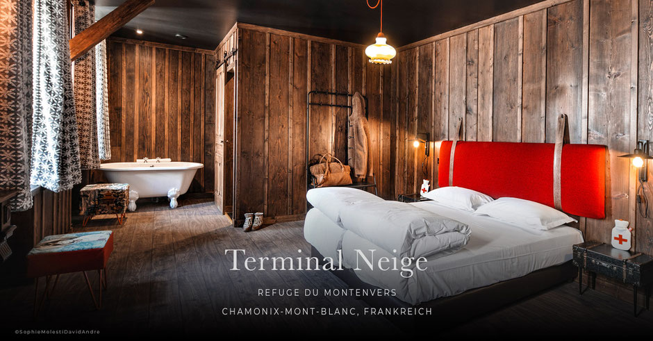 Terminal Neige - Refuge du Montenvers, Chamonix-Mont-Blanc, Frankreich - Hütte, Boutiquehotel, B&B, Bed&Breakfast,