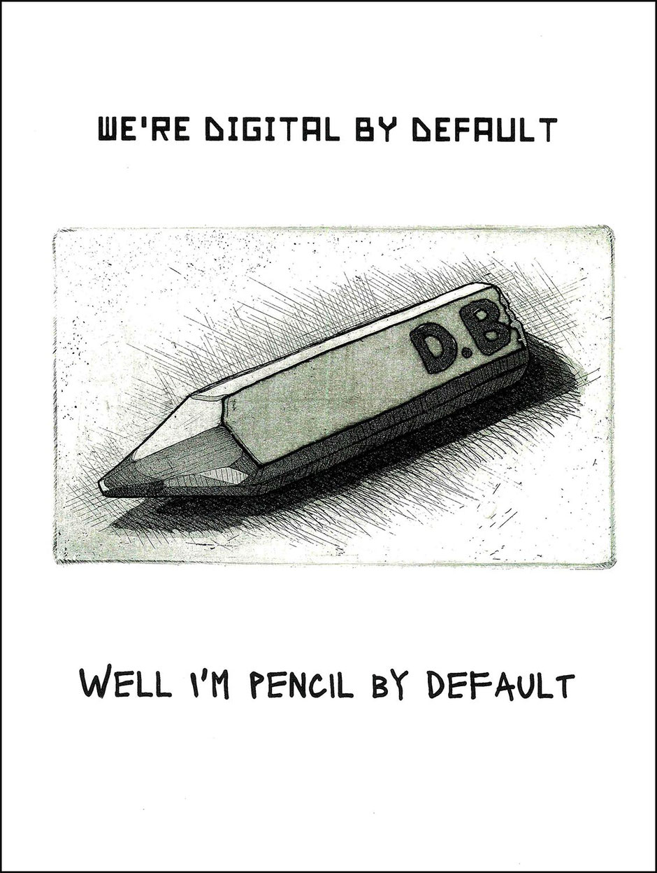Digital by default Mr Blake's Pencil etching