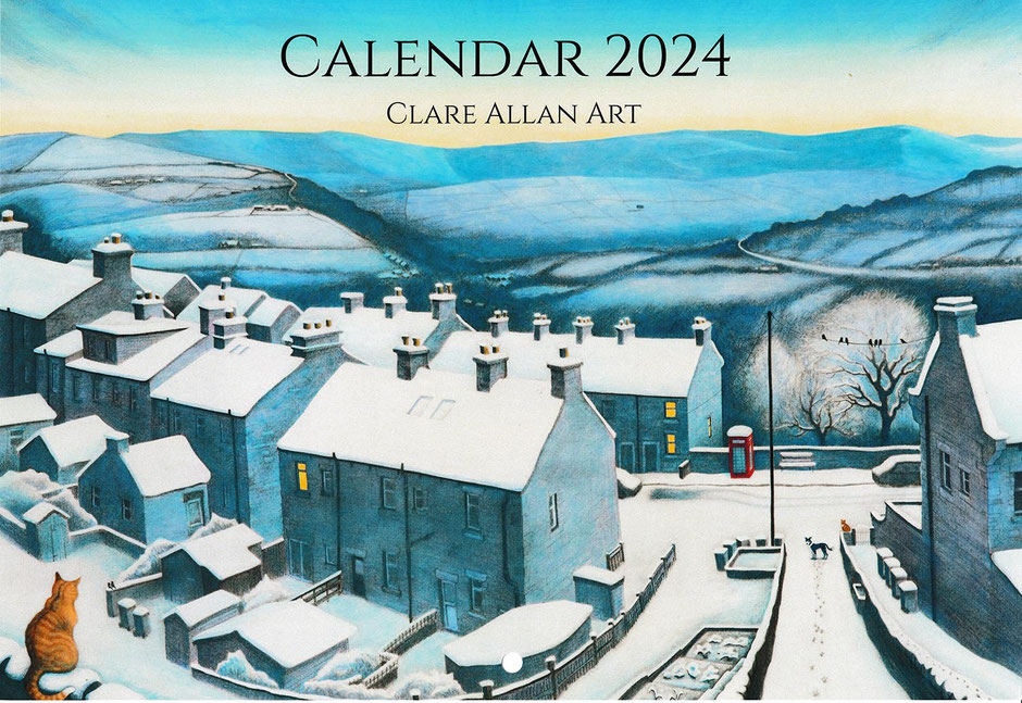 2023 New Mills Art Calendar Clare Allan Art
