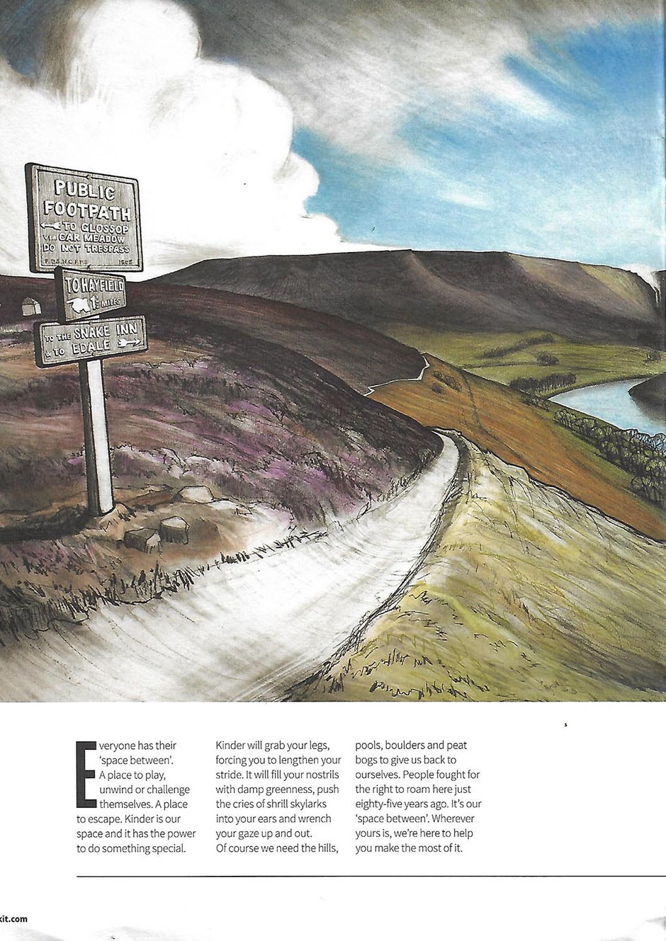 Alpkit Outpost Magazine Clare Allan Press Feature Summer 2017 Page 1
