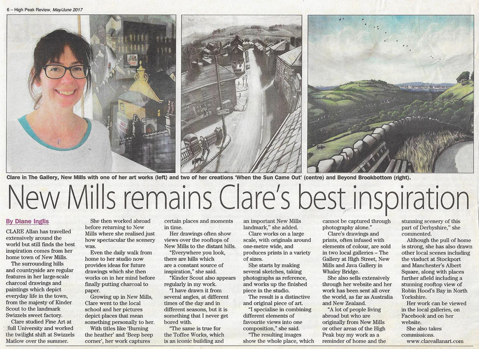 High Peak Review Clare Allan Press Feature 2017