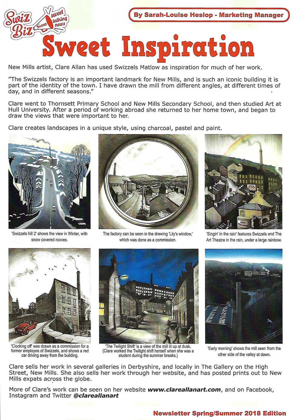 Swiz Biz Clare Allan Press Feature 2018