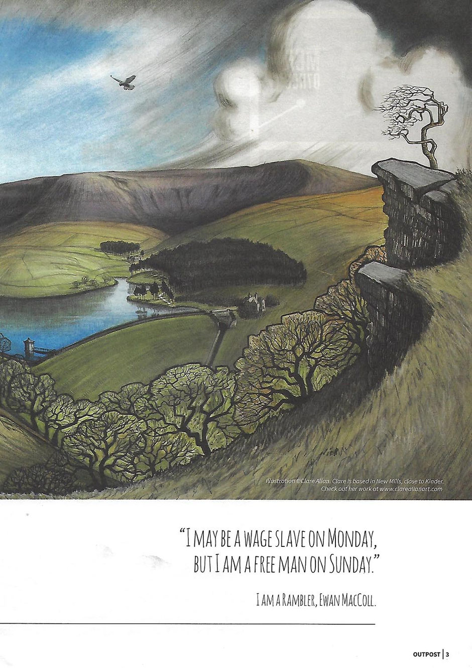Alpkit Outpost Magazine Clare Allan Press Feature Summer 2017 Page 2