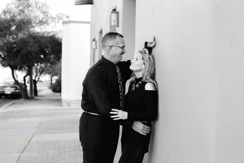 Tucson couples photographer marriage happy fun funny together downtown arizona
