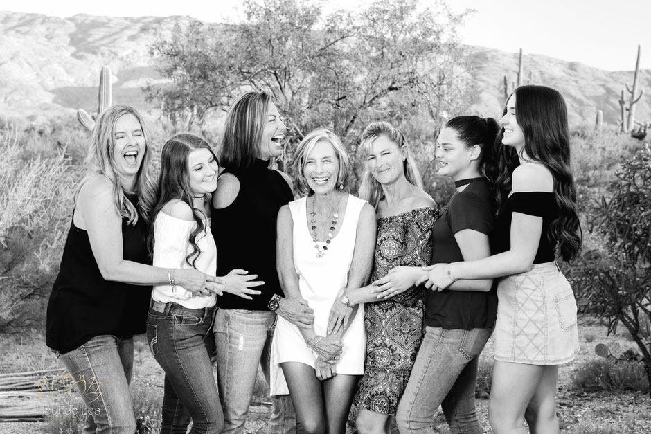 tucson family photographer happy smiling mountains laughter cactus fun
