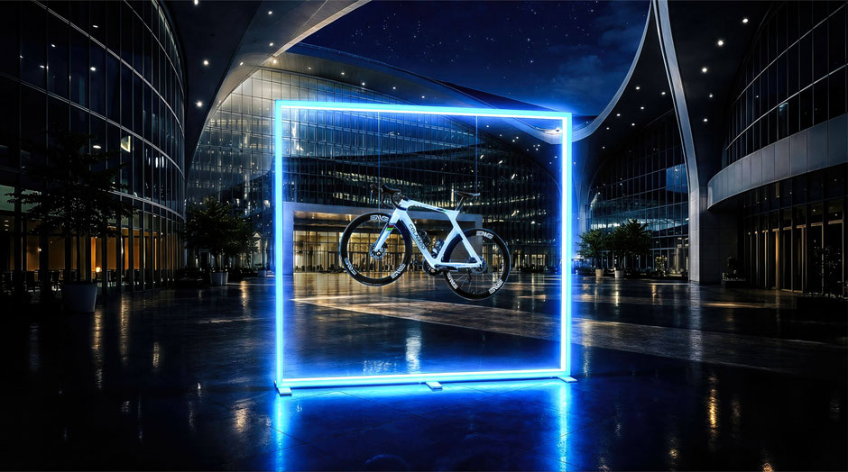 Transportable Leuchtrahmen mit RGB-Lichttechnik für Messe und Event aus Chemnitz, Sachsen