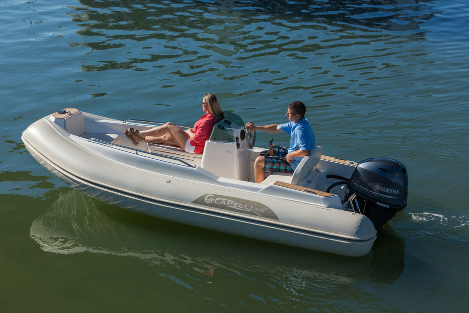 Capelli tender line - Tempest 460 Yachtttender - Rubberboot Holland Aalsmeer