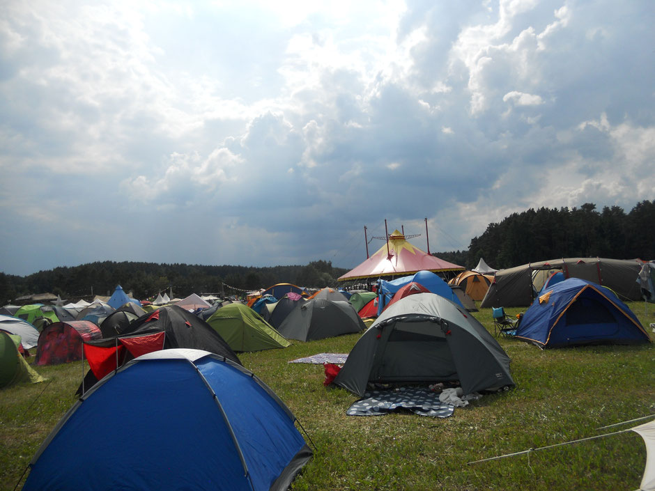 Ein Teil vom Zeltplatz
