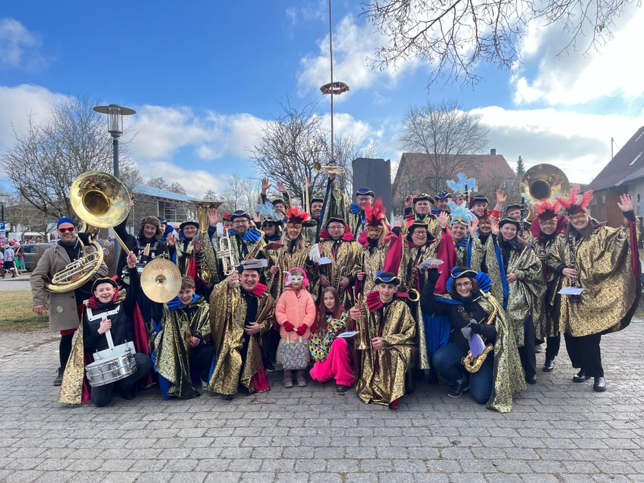 Karneval in Venedig - seit 2013 die Fasnetsuniform der Musikkapelle Reute-Gaisbeuren