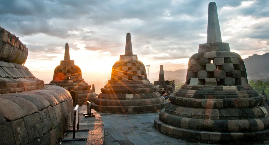 De Borobudur op Java