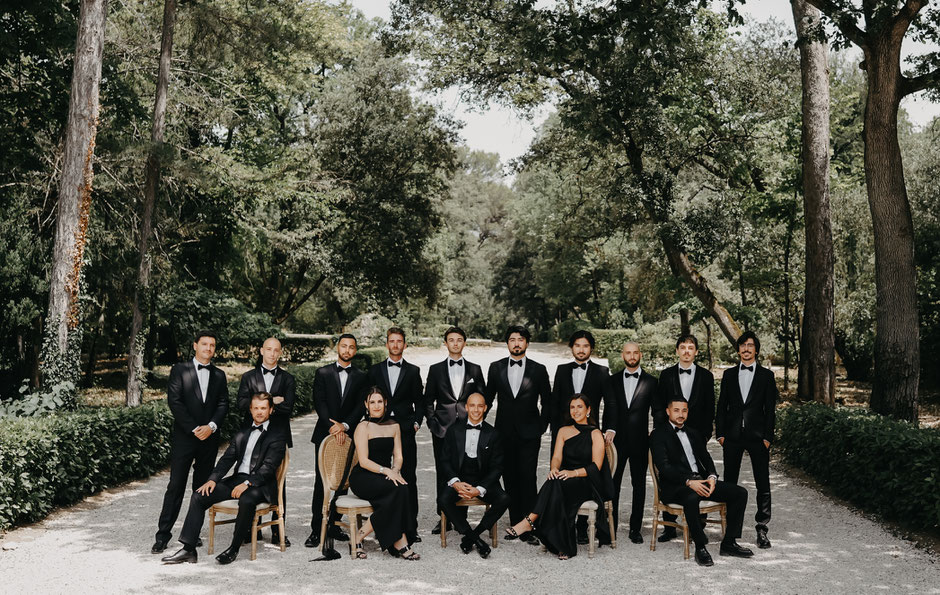 The groom's team