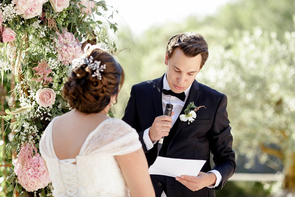 écrire ses vœux de mariage