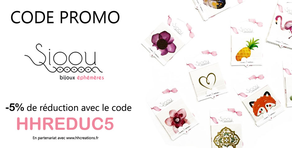 Code promo réduction sioou 