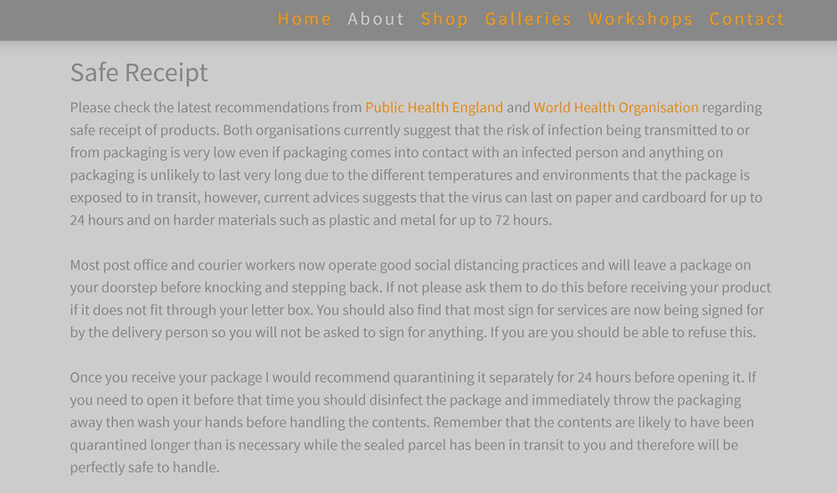 covid 19 website update information