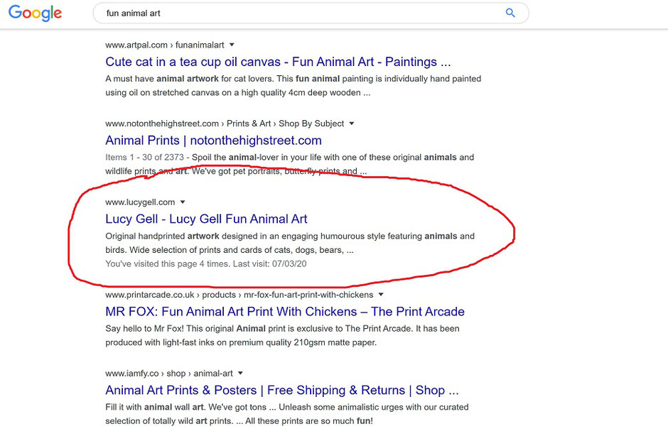 search engine optimisation seo art craft photography website