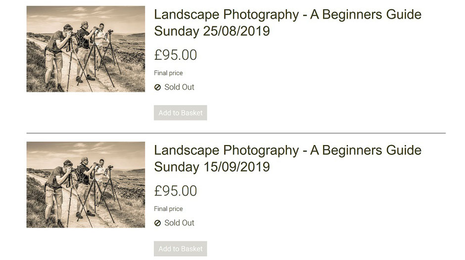 workshop voucher gift ideas marketing art craft photography at Christmas