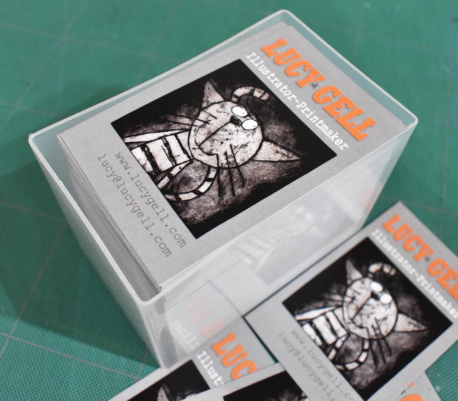 business cards at shows and exhibitions marketing your art or craft online