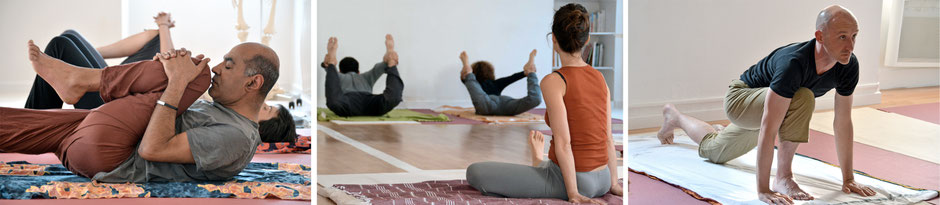 Une succesion de postures de Hatha Yoga progressive avec des moments de détente profonde vous permet de ressentir un réel bien-être en fin de séance.