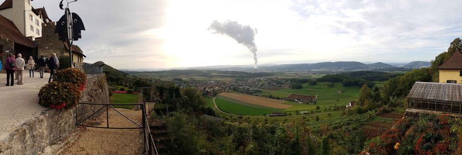 22.09.18 Panoramasicht vom Schloss Wartenfels über die Gegend 