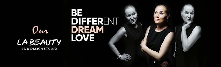 PR & Design Studio LA BEAUTY, graphic designer Yuliya Strizhkina, Ukraine