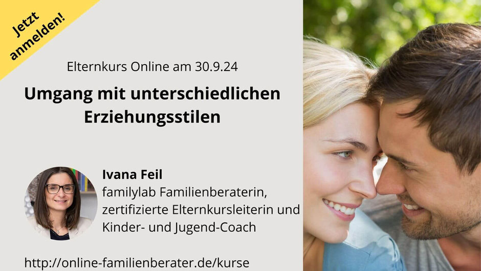 Online-Themenabend Unterschiedliche Erziehungsstile