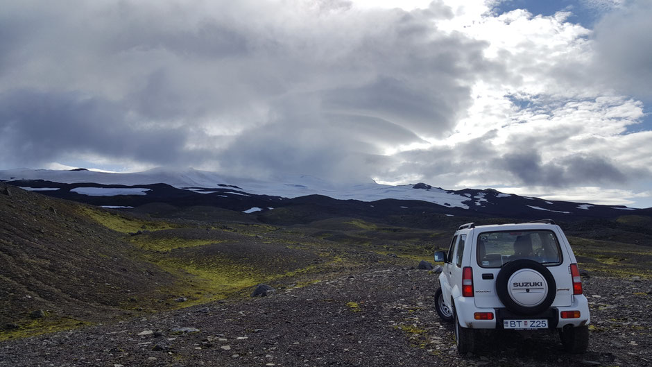 Piste F575 - glacier Snaefellsjokull.