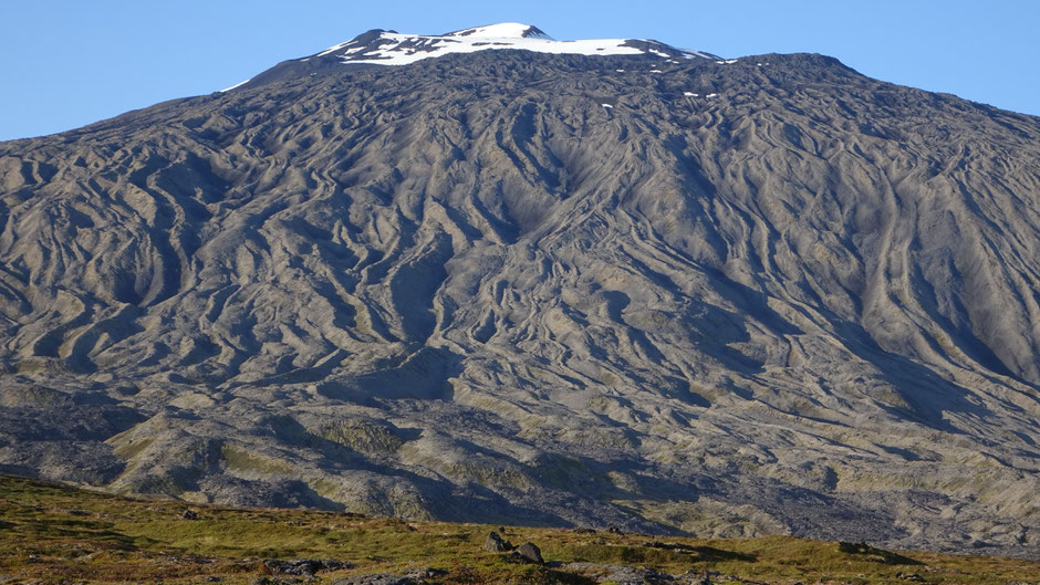 Le volcan de Snaefellsnes depuis la route 54.