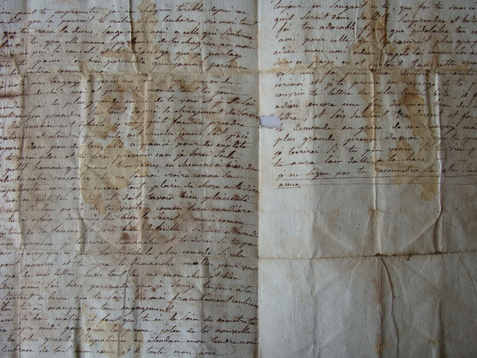 La même lettre, époque Révolution