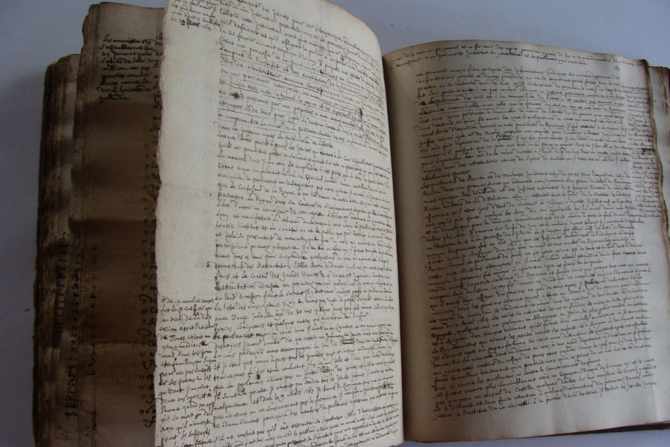 Manuscrit ci-dessus - Histoire des Jésuites. (bibl. JGD)