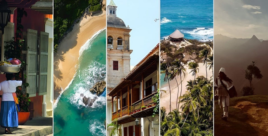 Kolumbien Reiseregion Karibik Küste Cartagena Santa Marta 