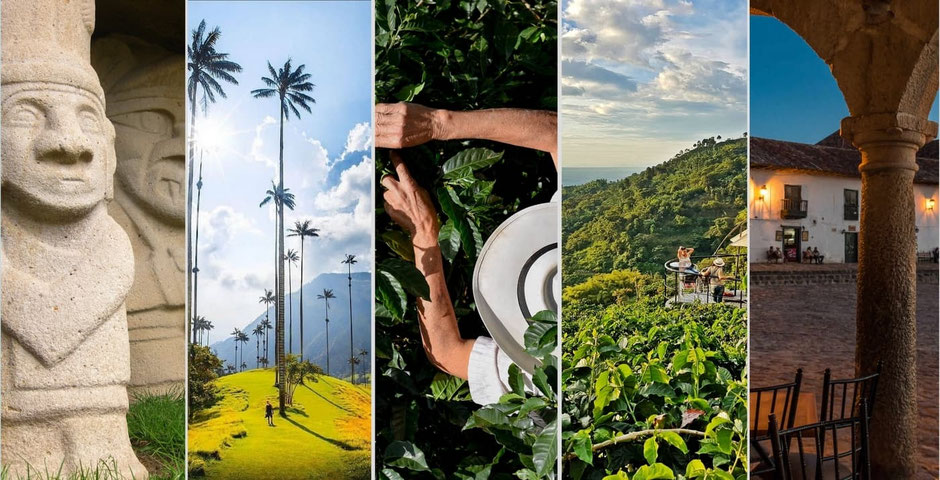 Kolumbien Reiseregion Anden mit Kaffeezone + Bogota + San Agustin + Medellin
