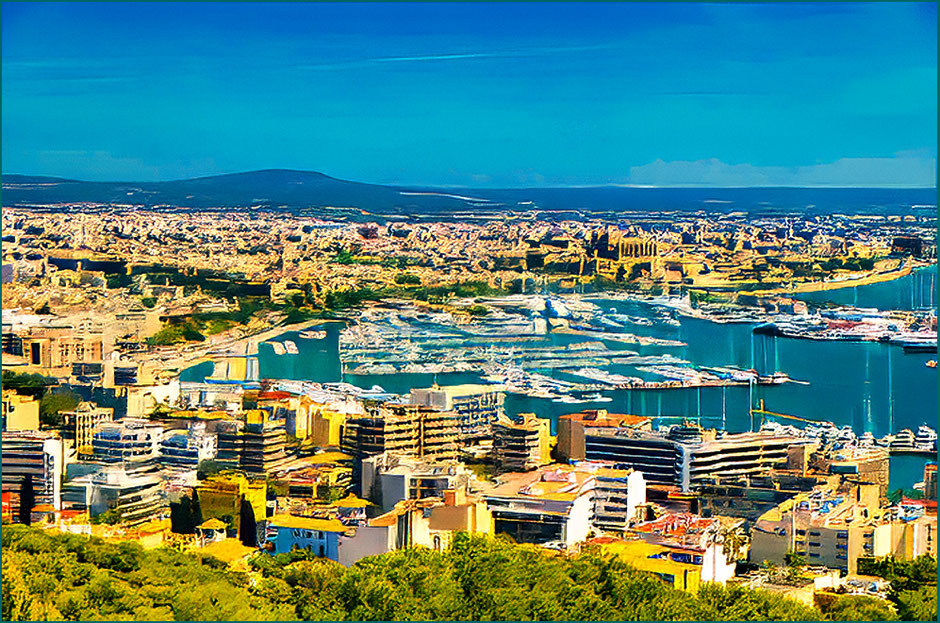 Vista desde el Castillo de Bellver