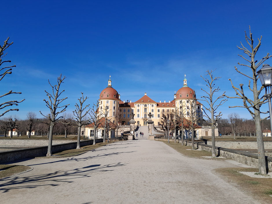 Jagdschloss Moritzburg am 5.3.2025