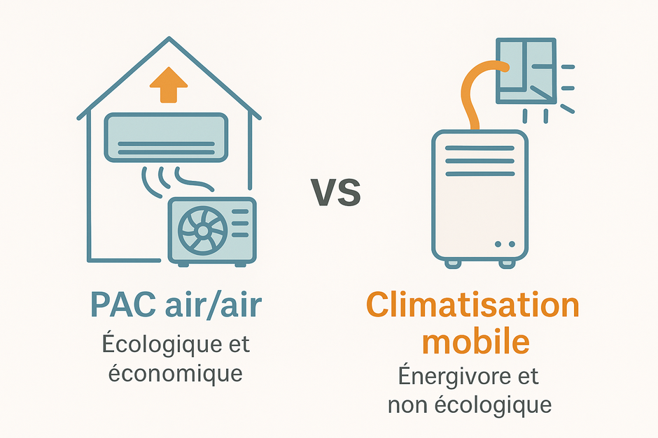 <img src="chemin-de-ton-image.png" alt="Infographie comparant une PAC air/air et une climatisation classique – avantages, chauffage, économies d'énergie" />