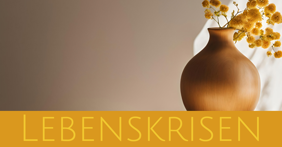 Vase mit Trockenblumen